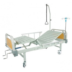 NV-2M Кровать медицинская механическая (2 функции) с полкой