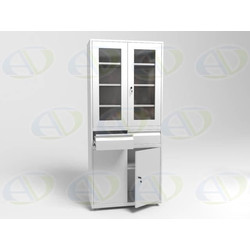 Шкаф металлический для кабинета врача ШКВ-03