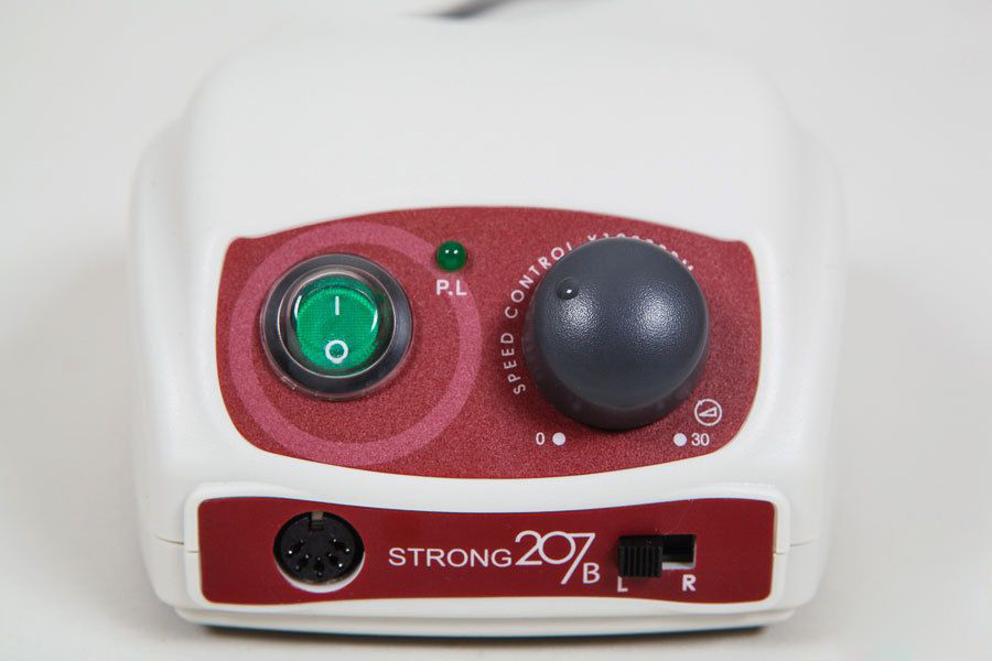 Аппарат для маникюра Strong 207B/H150 (машинка с педалью в коробке)