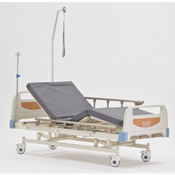 NV-3M Кровать медицинская механическая (3 функции) с ростоматом и полкой