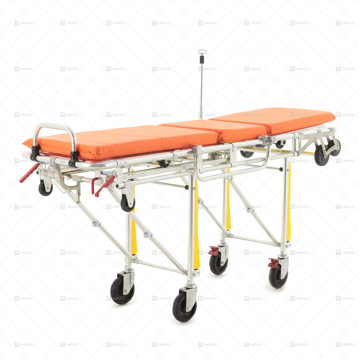 Каталка для автомобилей скорой медицинской помощи Med-Mos ММ-А3 СП-1НФ со съемными носилками