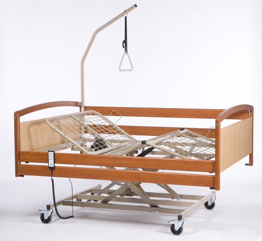 Vermeiren Interval XXL Электрическая медицинская функциональная широкая кровать для лежачих больных (в комплекте с матрасом)