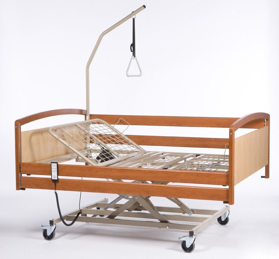 Vermeiren Interval XXL Электрическая медицинская функциональная широкая кровать для лежачих больных (в комплекте с матрасом)